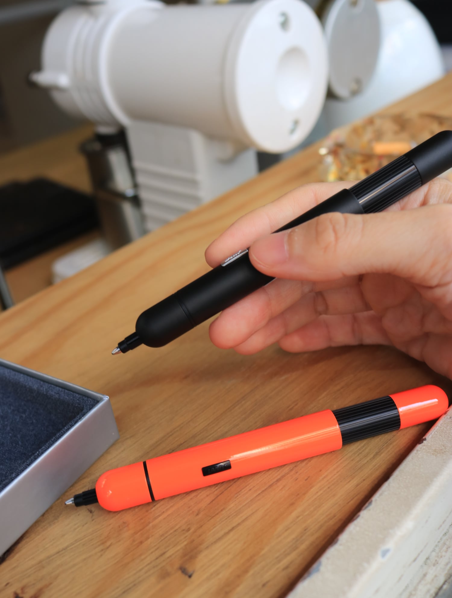 Lamy-pico-ballpoint-pen-but-bi-black-laser-orange