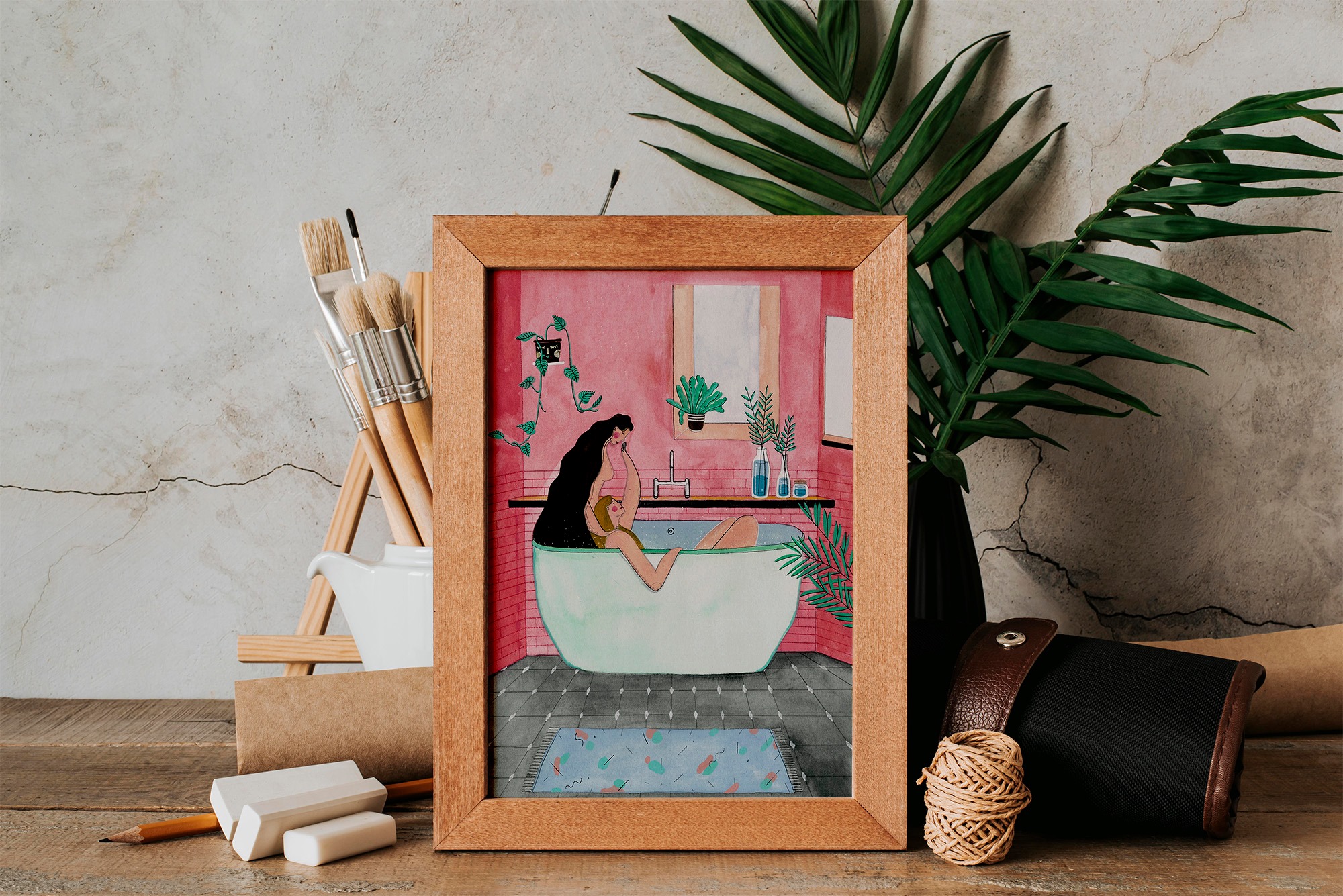 belonging art print