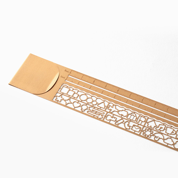 Midori-Clip Ruler Copper-reading-cabin-tp-hcm